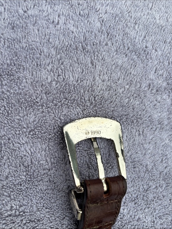 Brighton Brown Leather Belt with Silver Buckle main image 6
